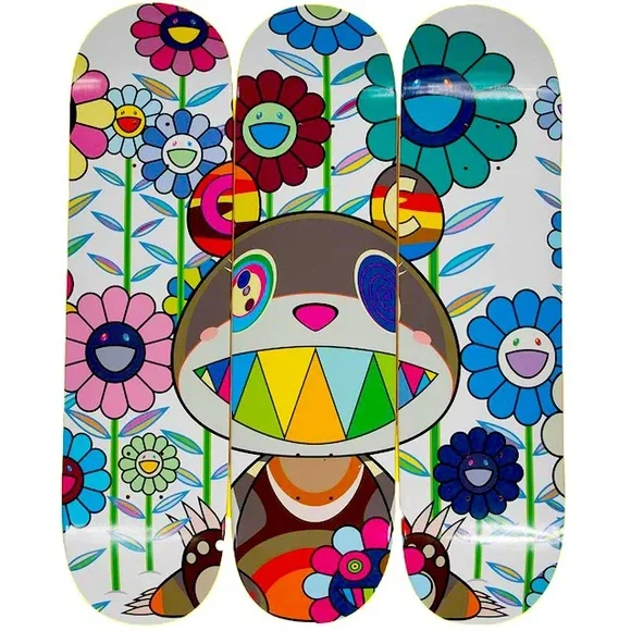 *NWT* Takashi Murakami × ComplexCon Eden
Skateboard Deck (Set of 3) *Deadstock* - Picture 1 of 13